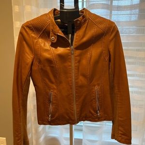 Faux leather jacket